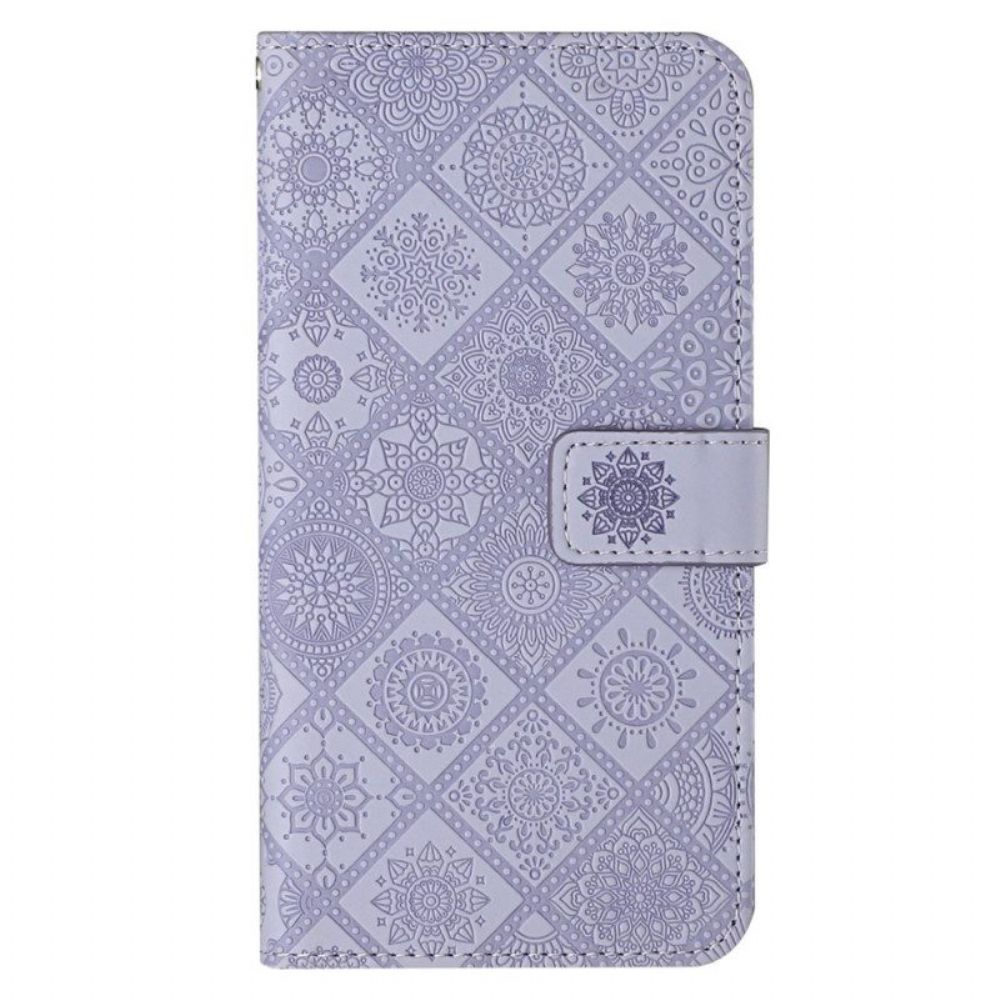 Folio-hoesje voor Samsung Galaxy S23 Plus 5G Tapijt Patroon