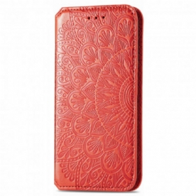 Bescherming Hoesje voor Motorola Edge 20 Pro Folio-hoesje Mandala's