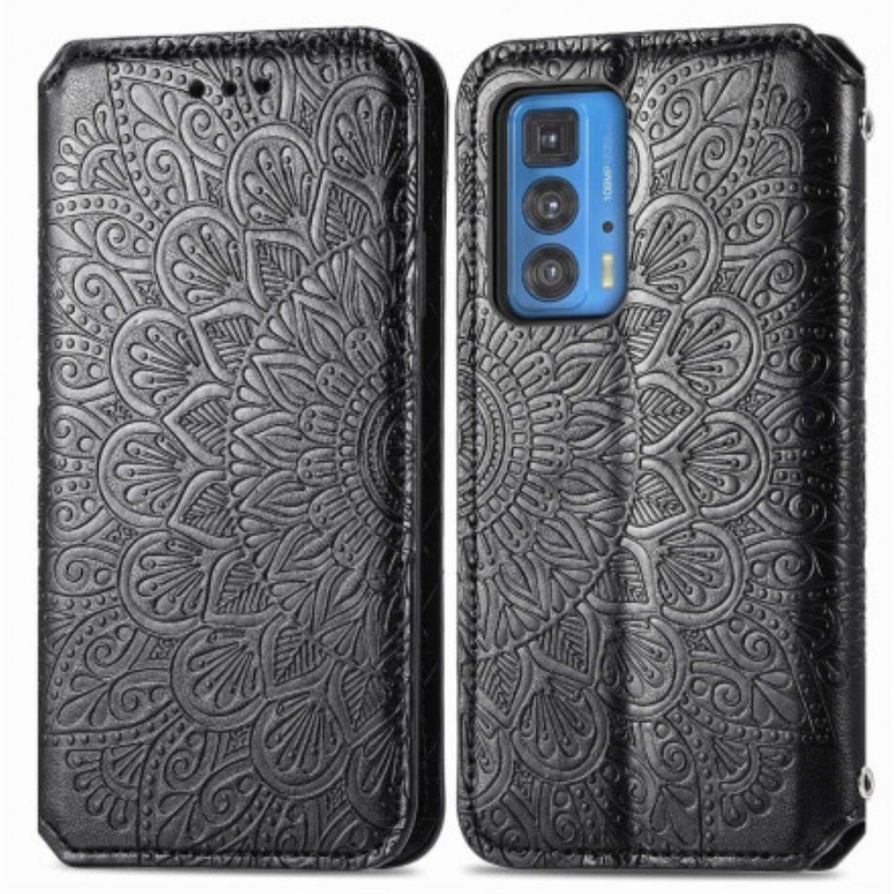 Bescherming Hoesje voor Motorola Edge 20 Pro Folio-hoesje Mandala's