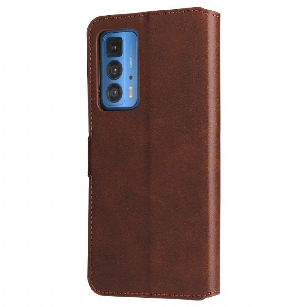 Flip Case voor Motorola Edge 20 Pro Effen Kleur Serie