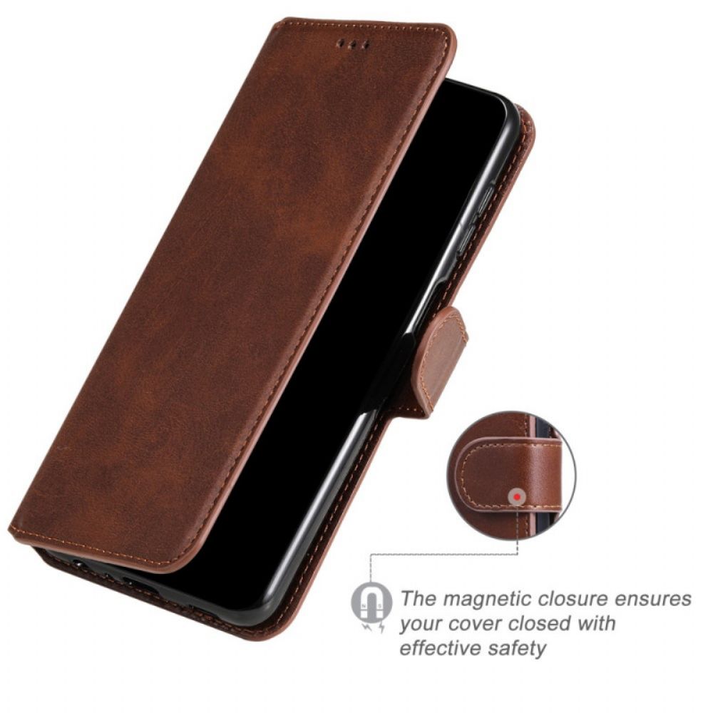 Flip Case voor Motorola Edge 20 Pro Effen Kleur Serie