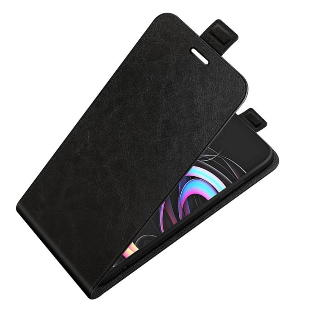 Flip Case voor Motorola Edge 20 Pro Folio-hoesje Verticaal Leereffect Met Flap