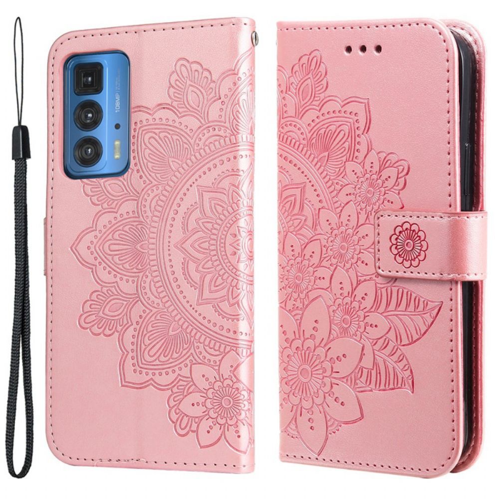 Flip Case voor Motorola Edge 20 Pro Mandala's