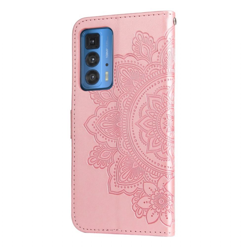 Flip Case voor Motorola Edge 20 Pro Mandala's