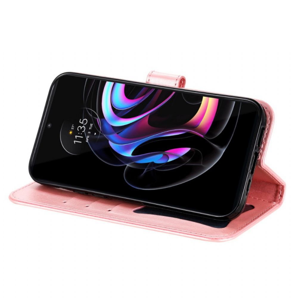 Flip Case voor Motorola Edge 20 Pro Mandala's