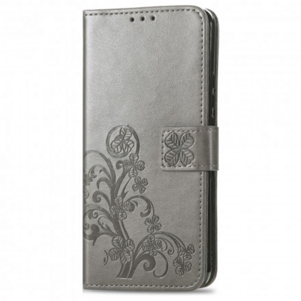 Folio-hoesje voor Motorola Edge 20 Pro Aziatische Bloemen