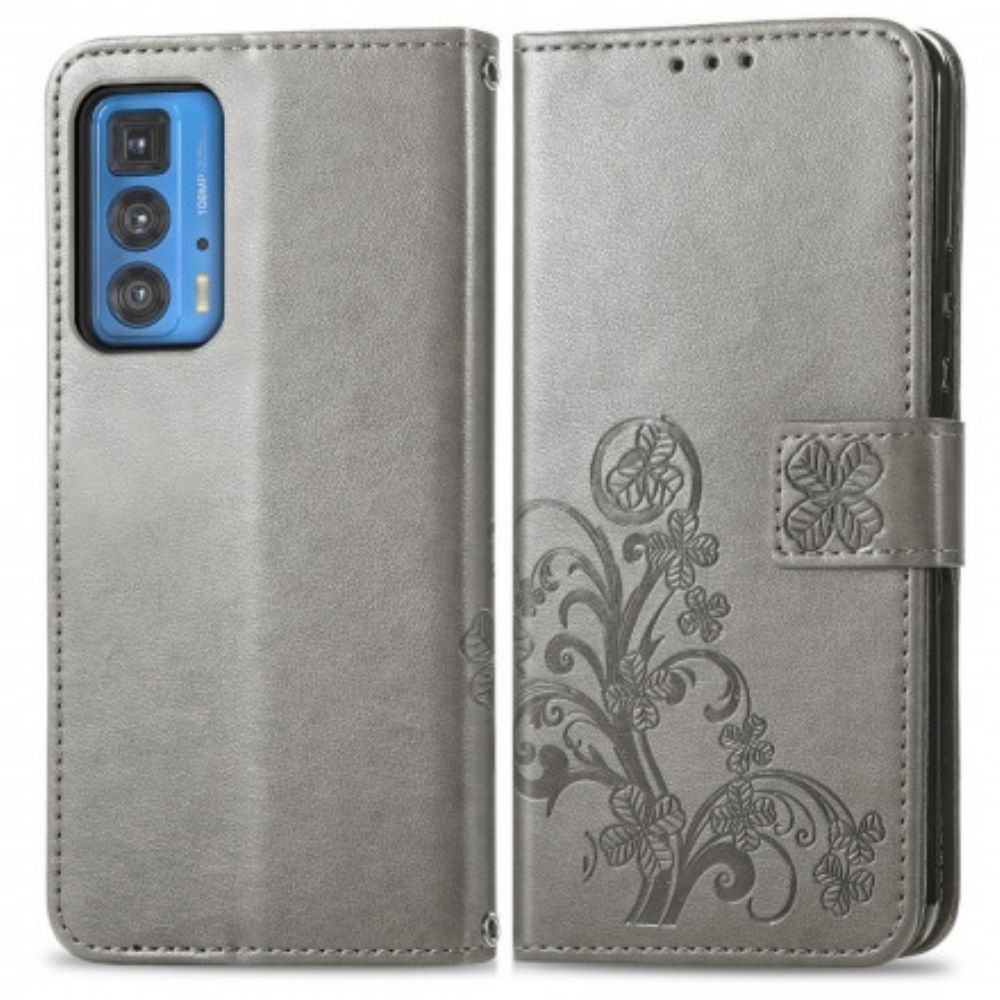 Folio-hoesje voor Motorola Edge 20 Pro Aziatische Bloemen