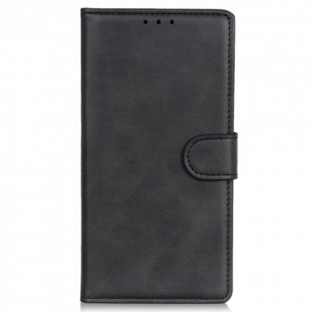 Folio-hoesje voor Motorola Edge 20 Pro Mat Leereffect