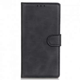 Folio-hoesje voor Motorola Edge 20 Pro Mat Leereffect