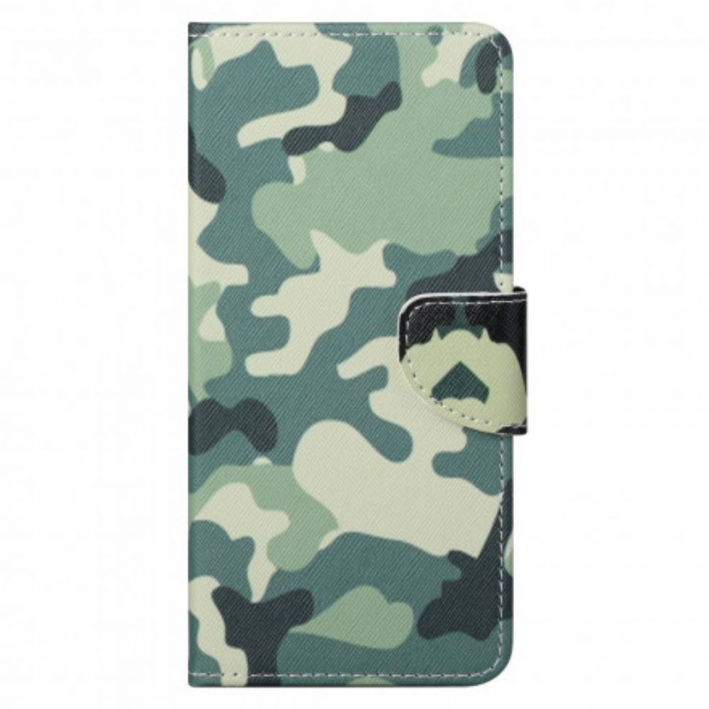 Folio-hoesje voor Motorola Edge 20 Pro Militaire Camouflage