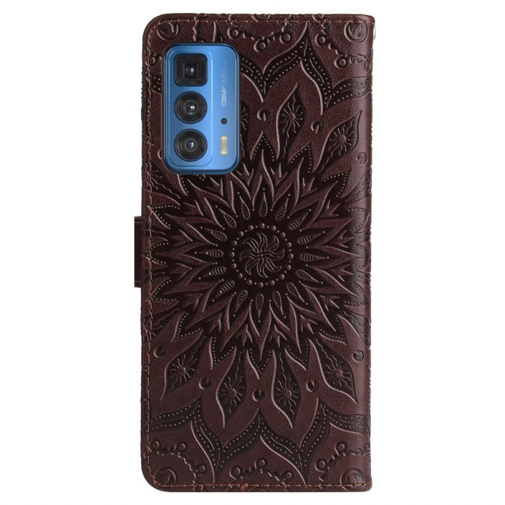 Folio-hoesje voor Motorola Edge 20 Pro Zonnebloem