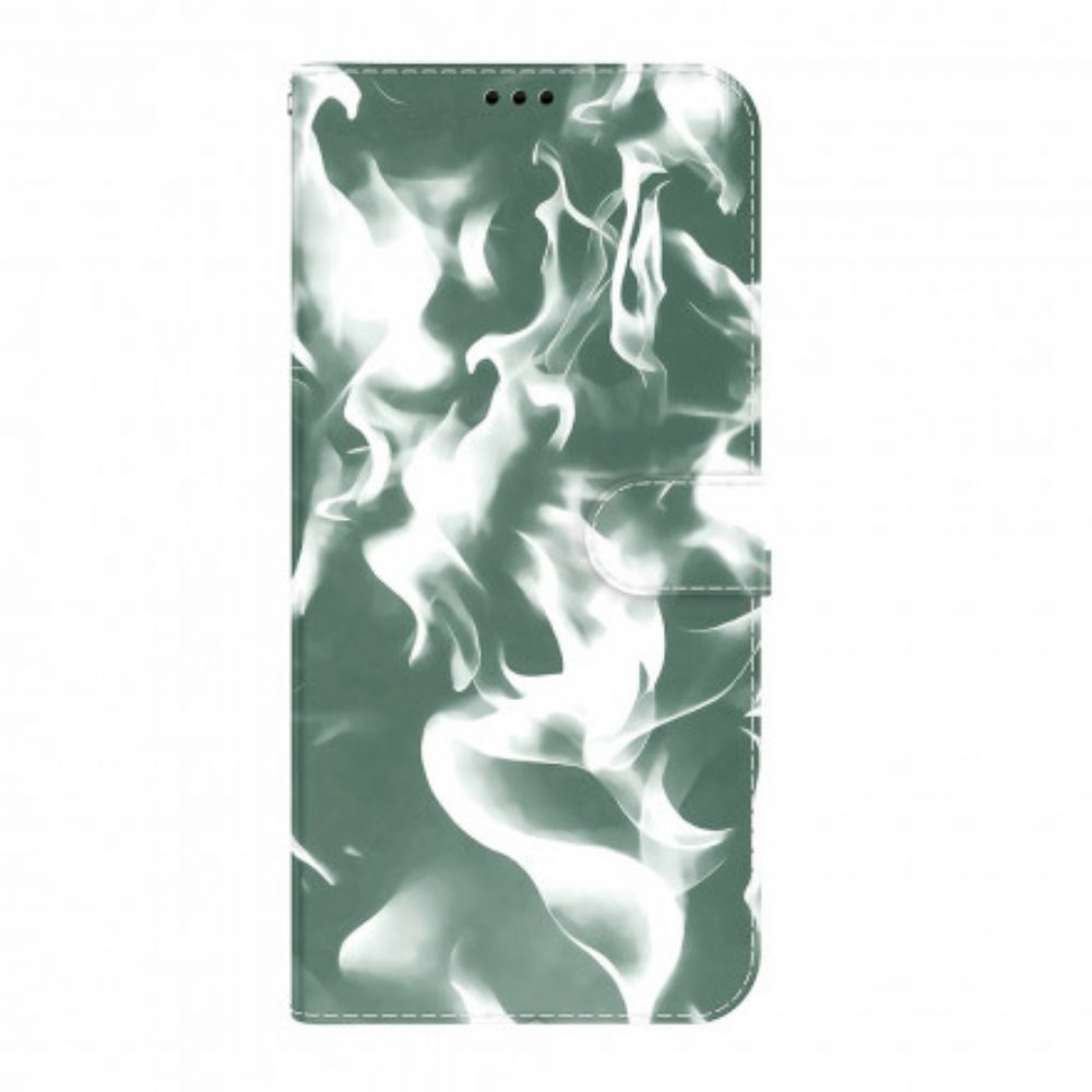 Leren Hoesje voor Motorola Edge 20 Pro Abstract Patroon