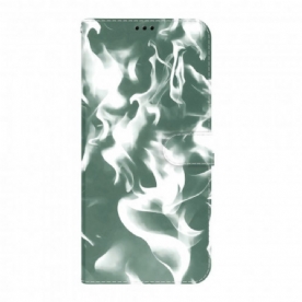 Leren Hoesje voor Motorola Edge 20 Pro Abstract Patroon