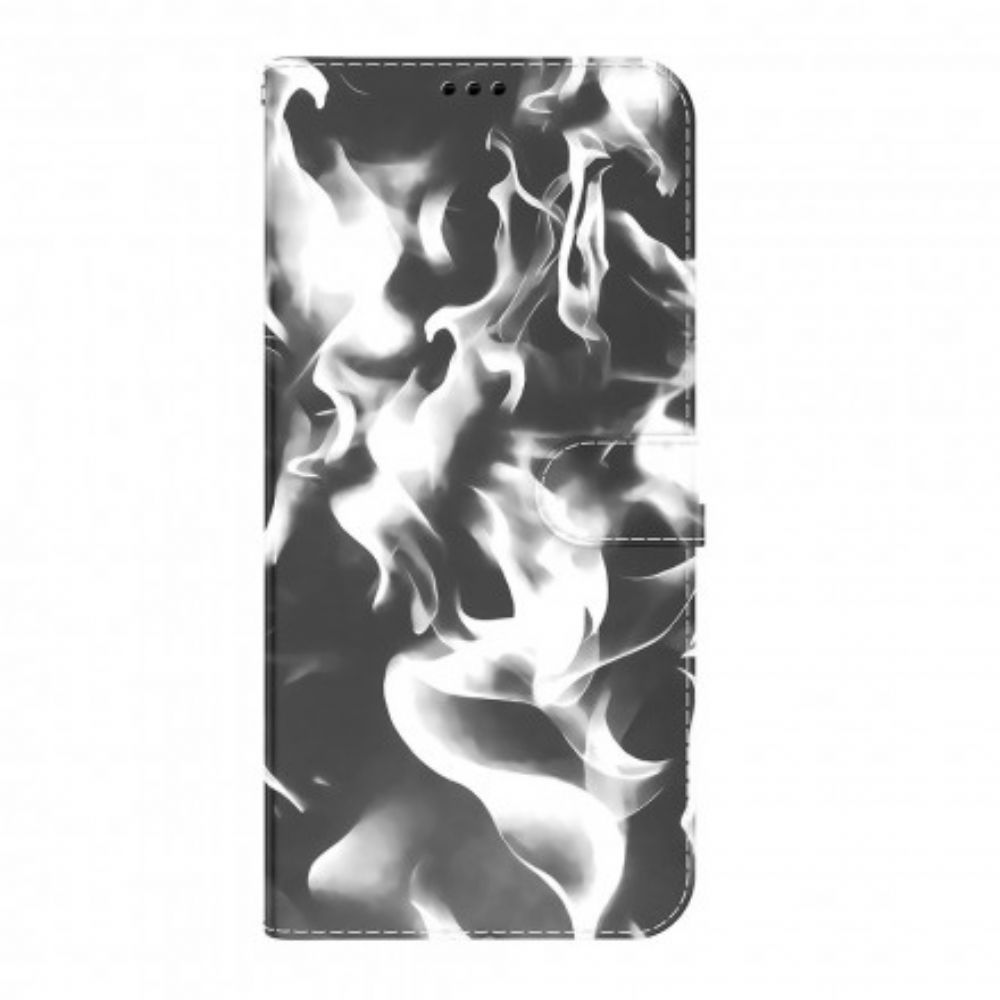 Leren Hoesje voor Motorola Edge 20 Pro Abstract Patroon