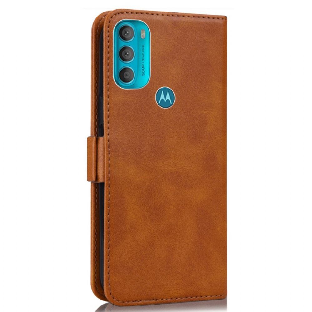 Flip Case voor Moto G71 5G Kat En Vlinders