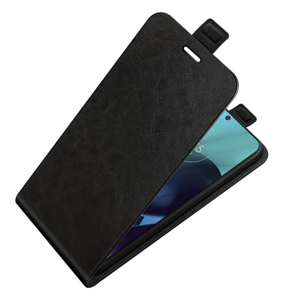 Folio-hoesje voor Moto G71 5G Flip Case Retro Vouwen