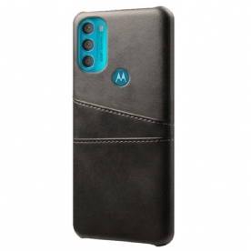 Hoesje voor Moto G71 5G Ksq-kaarthouder