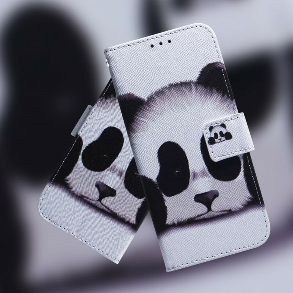 Flip Case voor Sony Xperia L3 Pandagezicht