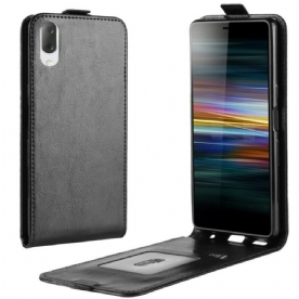 Folio-hoesje voor Sony Xperia L3 Flip Case Opvouwbaar Leereffect