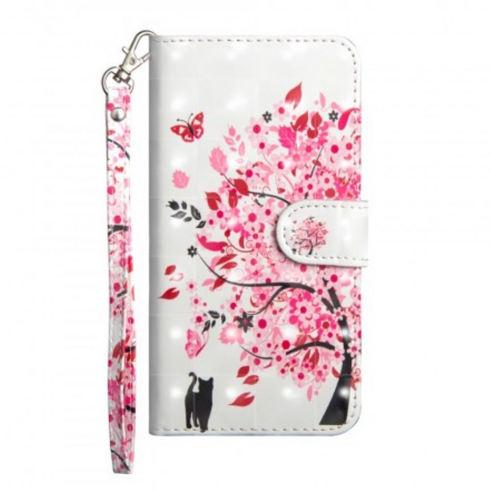 Folio-hoesje voor Sony Xperia L3 Roze Boom