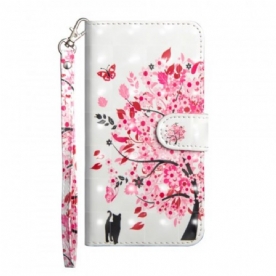 Folio-hoesje voor Sony Xperia L3 Roze Boom