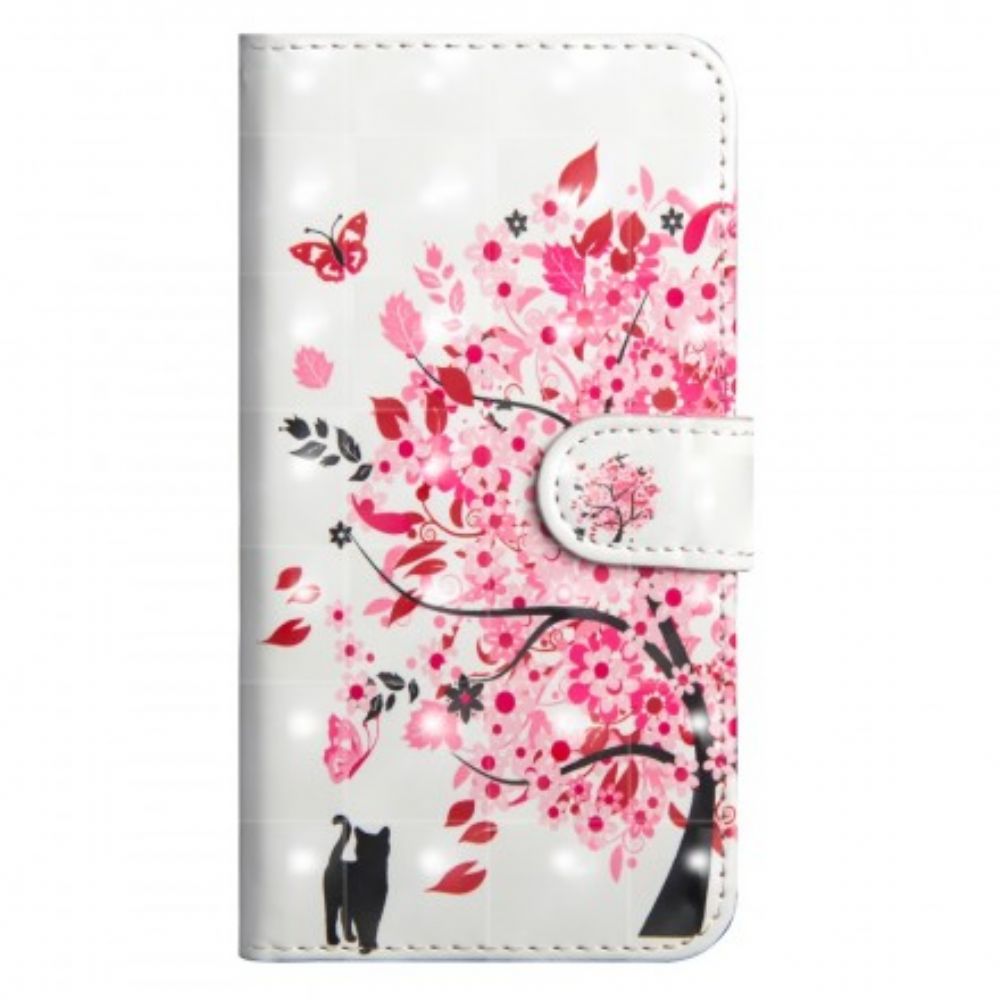 Folio-hoesje voor Sony Xperia L3 Roze Boom