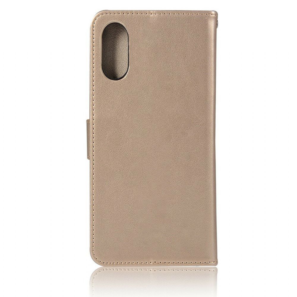 Folio-hoesje voor Sony Xperia L3 Uil Dromenvanger Leereffect