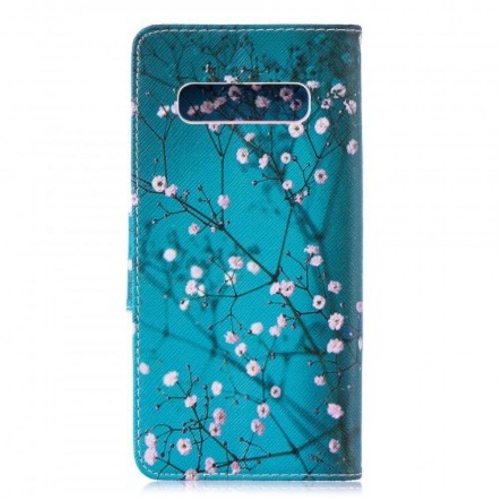 Folio-hoesje voor Samsung Galaxy S10 Plus Bloeiende Boom