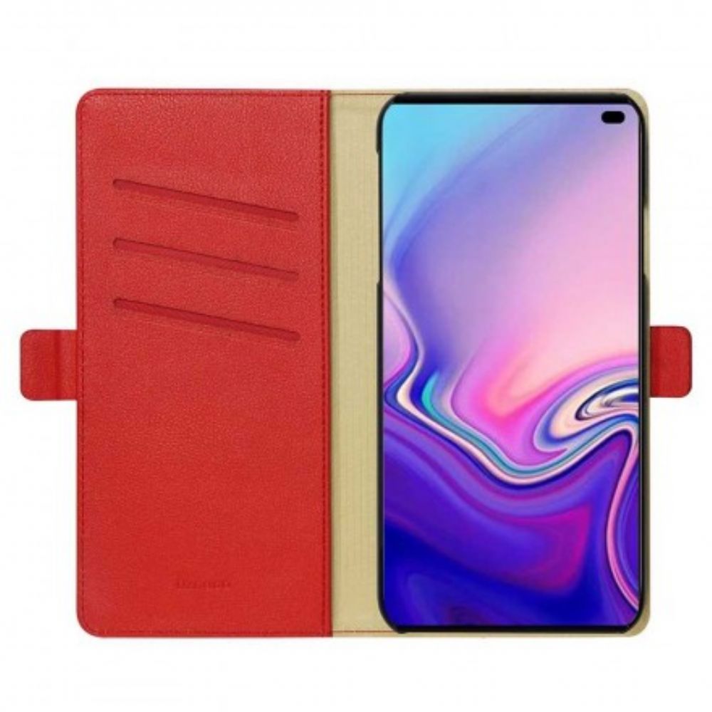 Folio-hoesje voor Samsung Galaxy S10 Plus Dzgogo Milo-serie