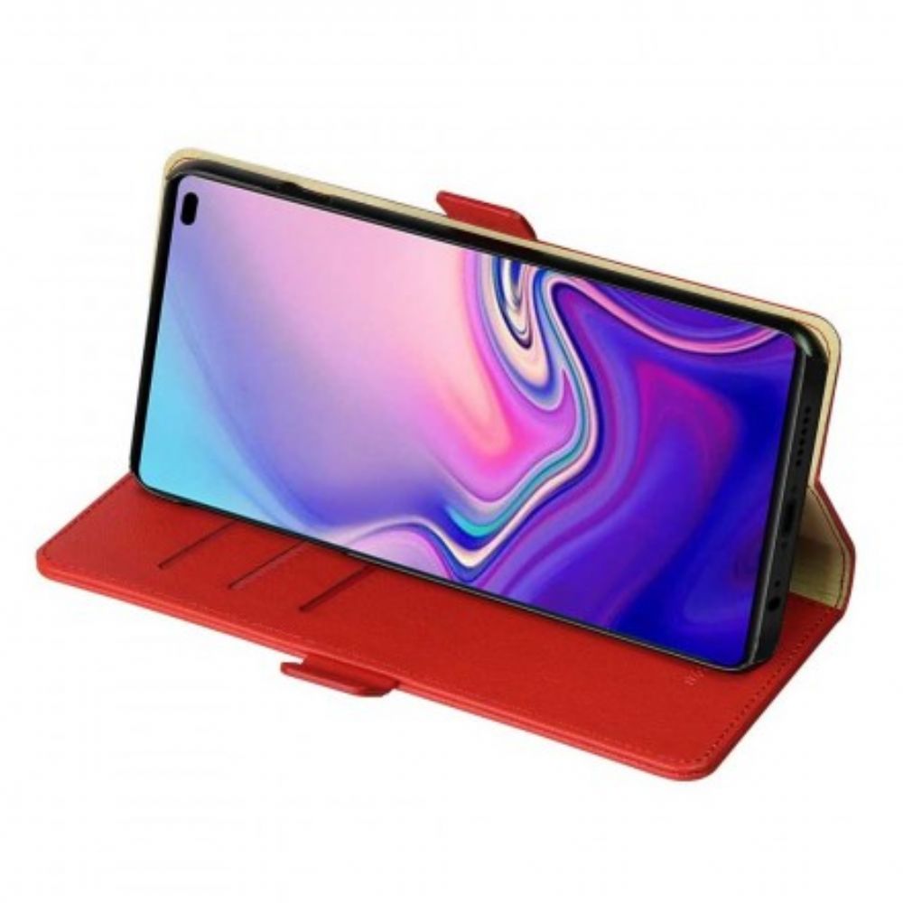 Folio-hoesje voor Samsung Galaxy S10 Plus Dzgogo Milo-serie