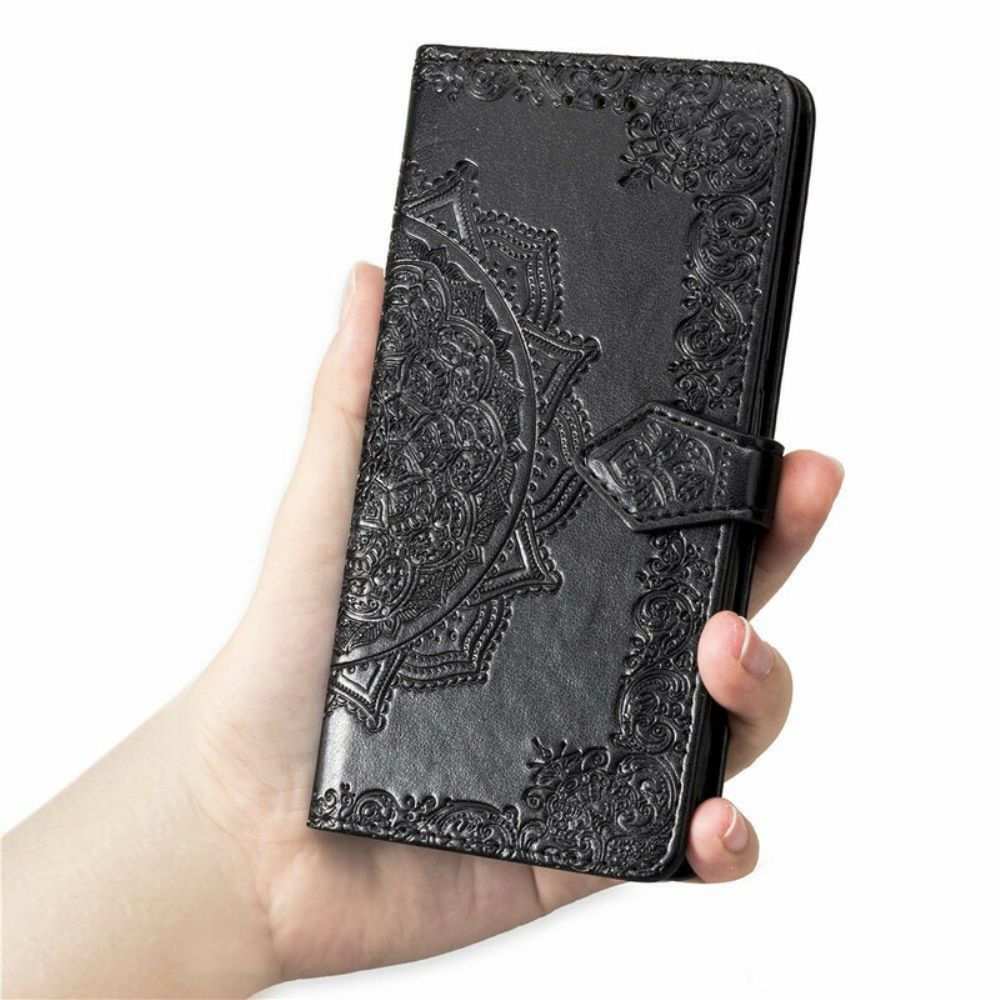 Folio-hoesje voor Samsung Galaxy S10 Plus Mandala Van Middelbare Leeftijd