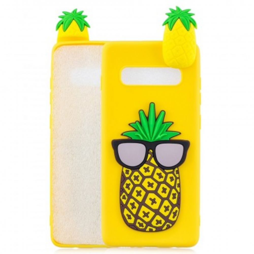 Hoesje voor Samsung Galaxy S10 Plus 3d Mijn Ananas