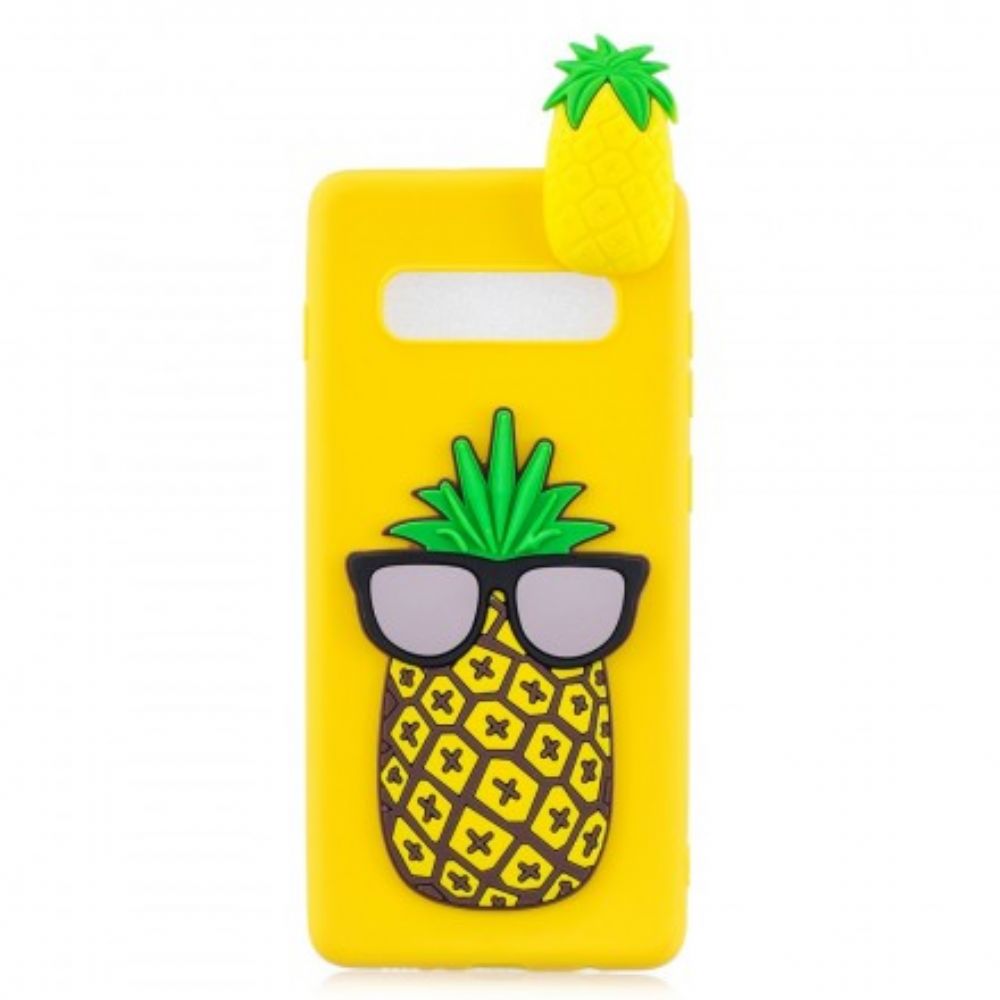 Hoesje voor Samsung Galaxy S10 Plus 3d Mijn Ananas