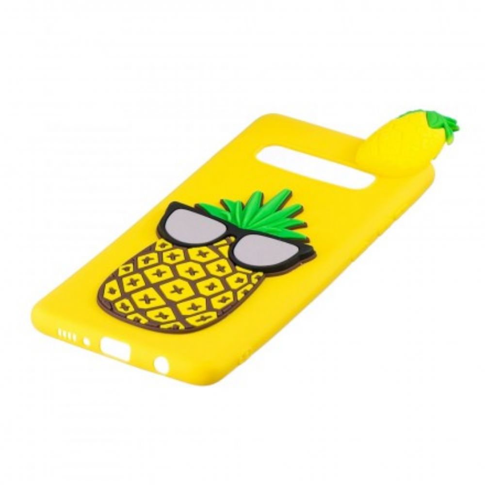 Hoesje voor Samsung Galaxy S10 Plus 3d Mijn Ananas