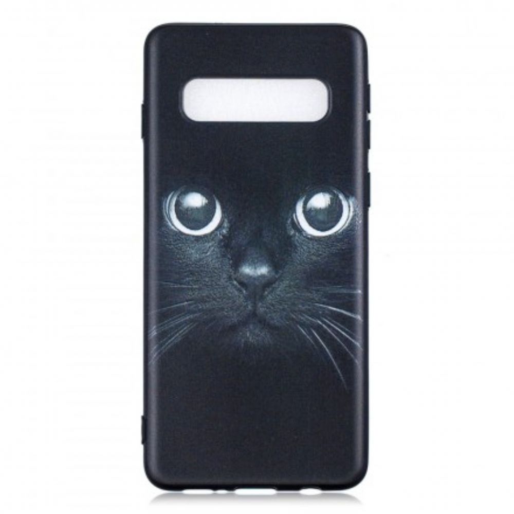 Hoesje voor Samsung Galaxy S10 Plus Kattenogen