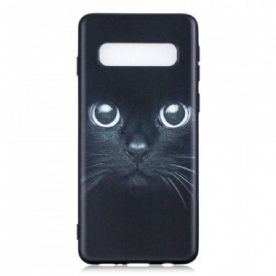 Hoesje voor Samsung Galaxy S10 Plus Kattenogen