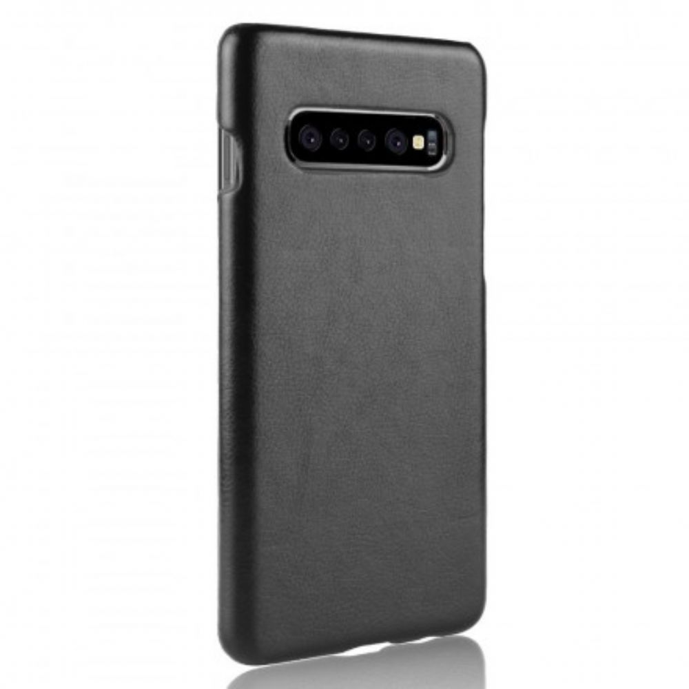 Hoesje voor Samsung Galaxy S10 Plus Lichi Leereffect