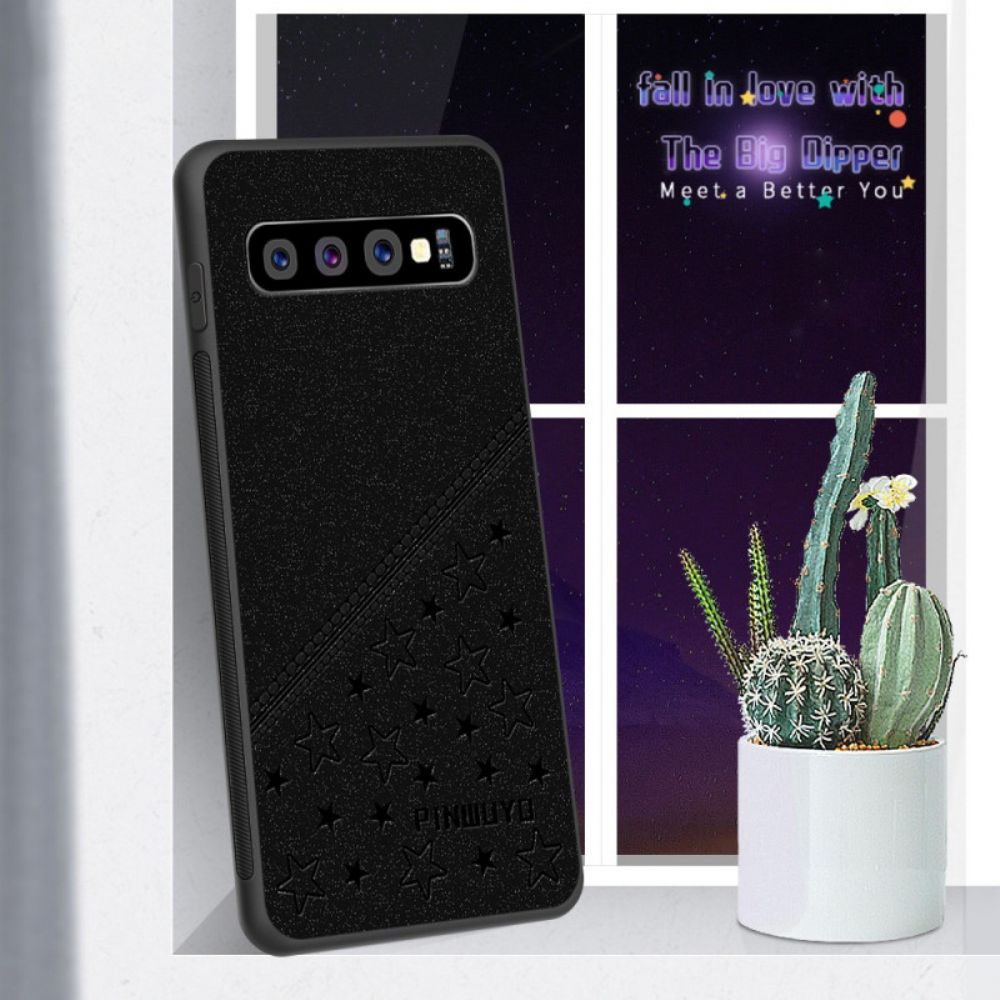 Hoesje voor Samsung Galaxy S10 Plus Lucky Star-serie Pinwuyo