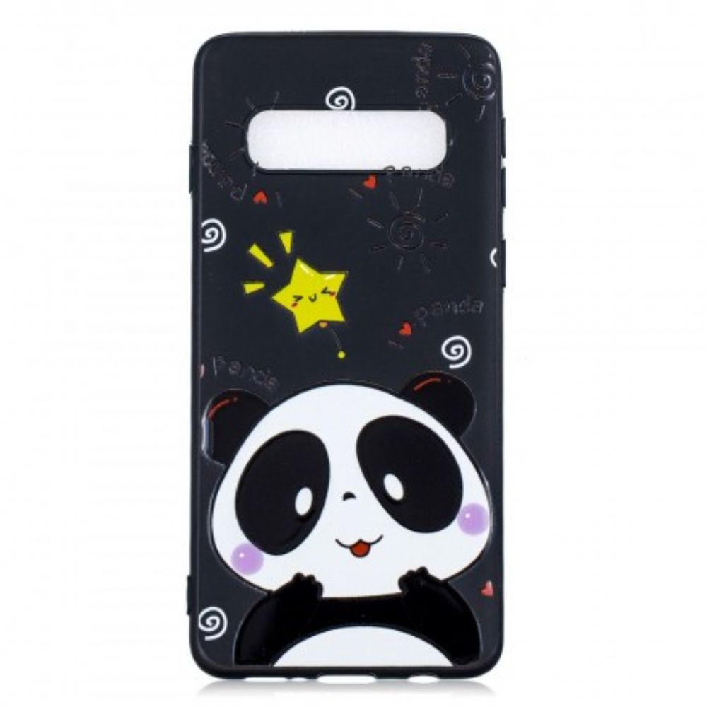 Hoesje voor Samsung Galaxy S10 Plus Pandaster