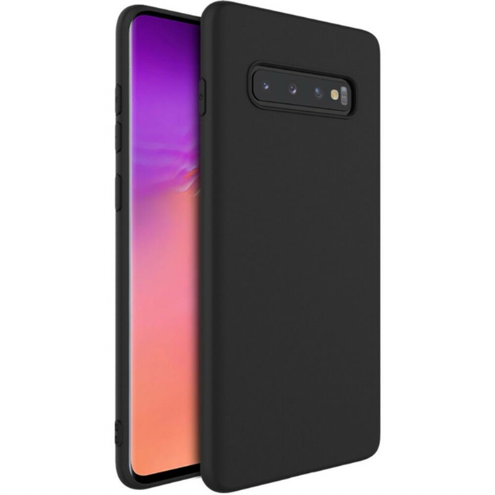 Hoesje voor Samsung Galaxy S10 Plus Uc-1 Serie Mat Siliconen Imak