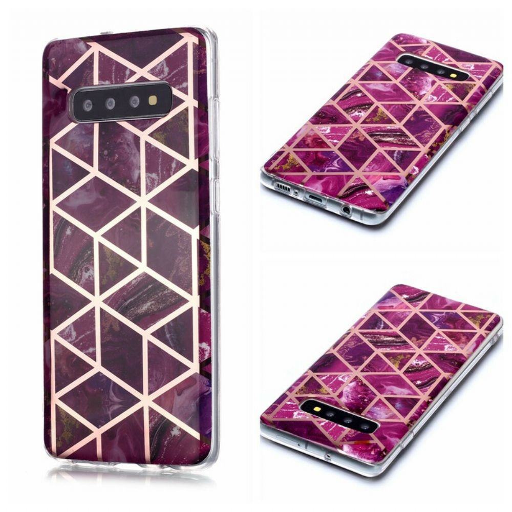 Hoesje voor Samsung Galaxy S10 Plus Ultra-design Marmer