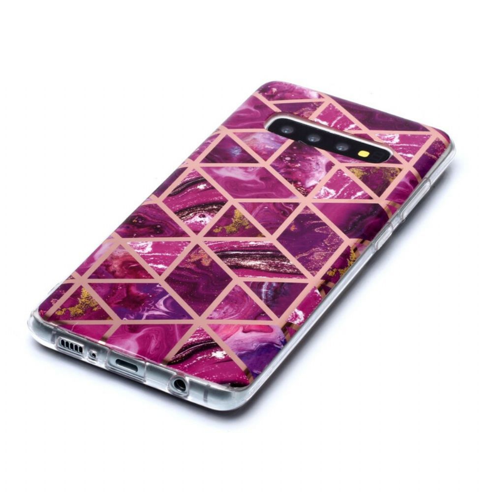 Hoesje voor Samsung Galaxy S10 Plus Ultra-design Marmer