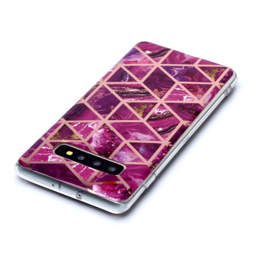 Hoesje voor Samsung Galaxy S10 Plus Ultra-design Marmer