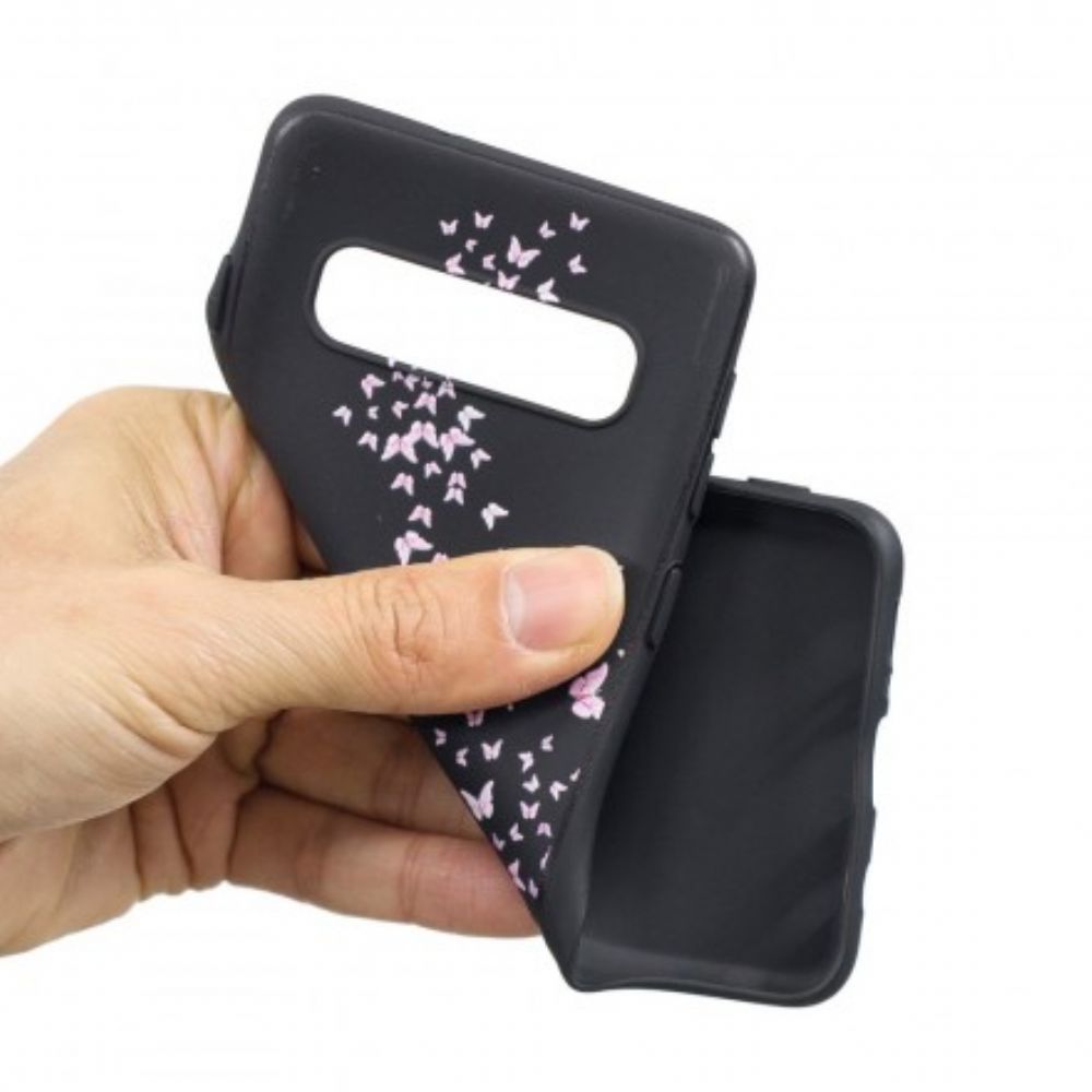 Hoesje voor Samsung Galaxy S10 Plus Vrouw Met Bloemhoofd