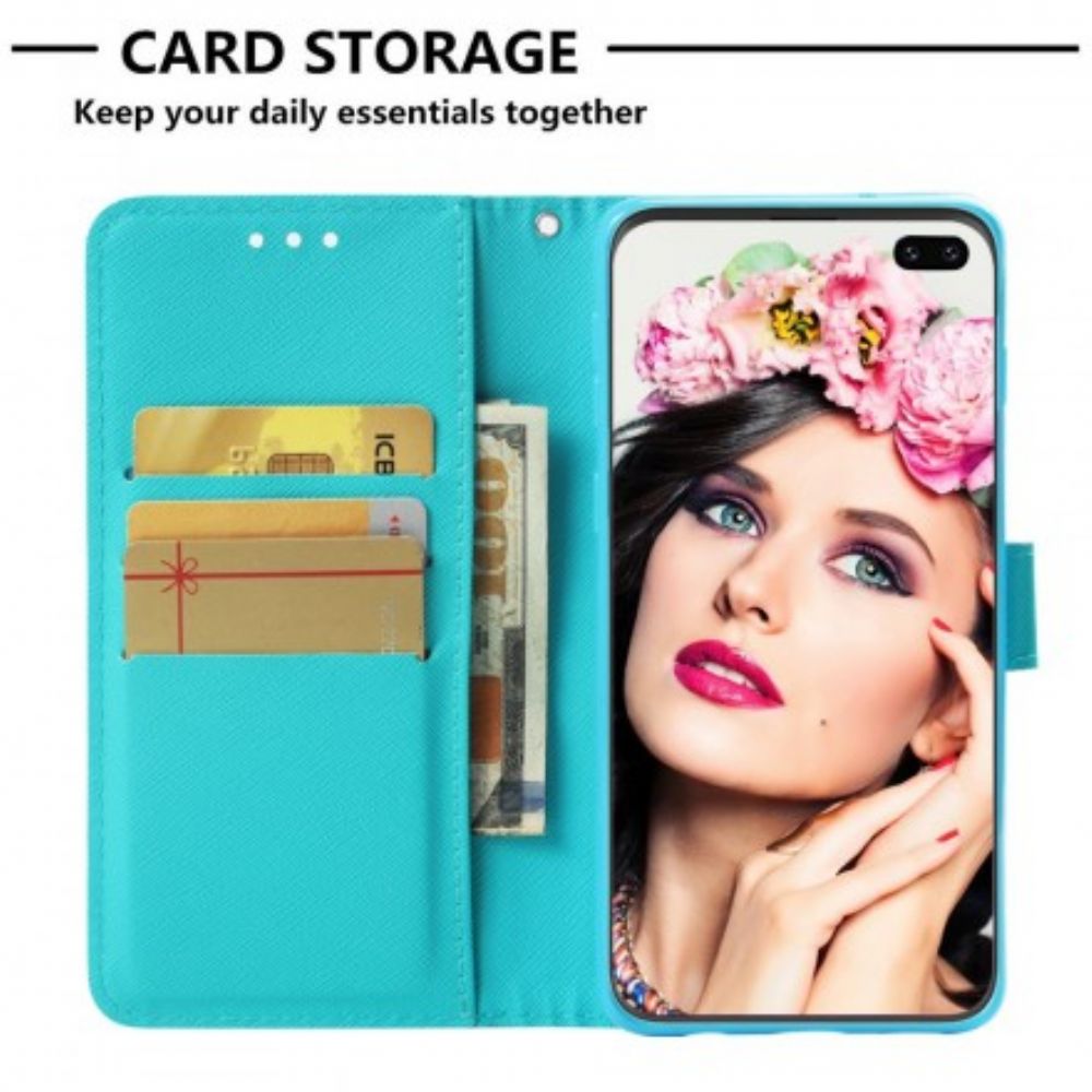 Leren Hoesje voor Samsung Galaxy S10 Plus Optische Kleur