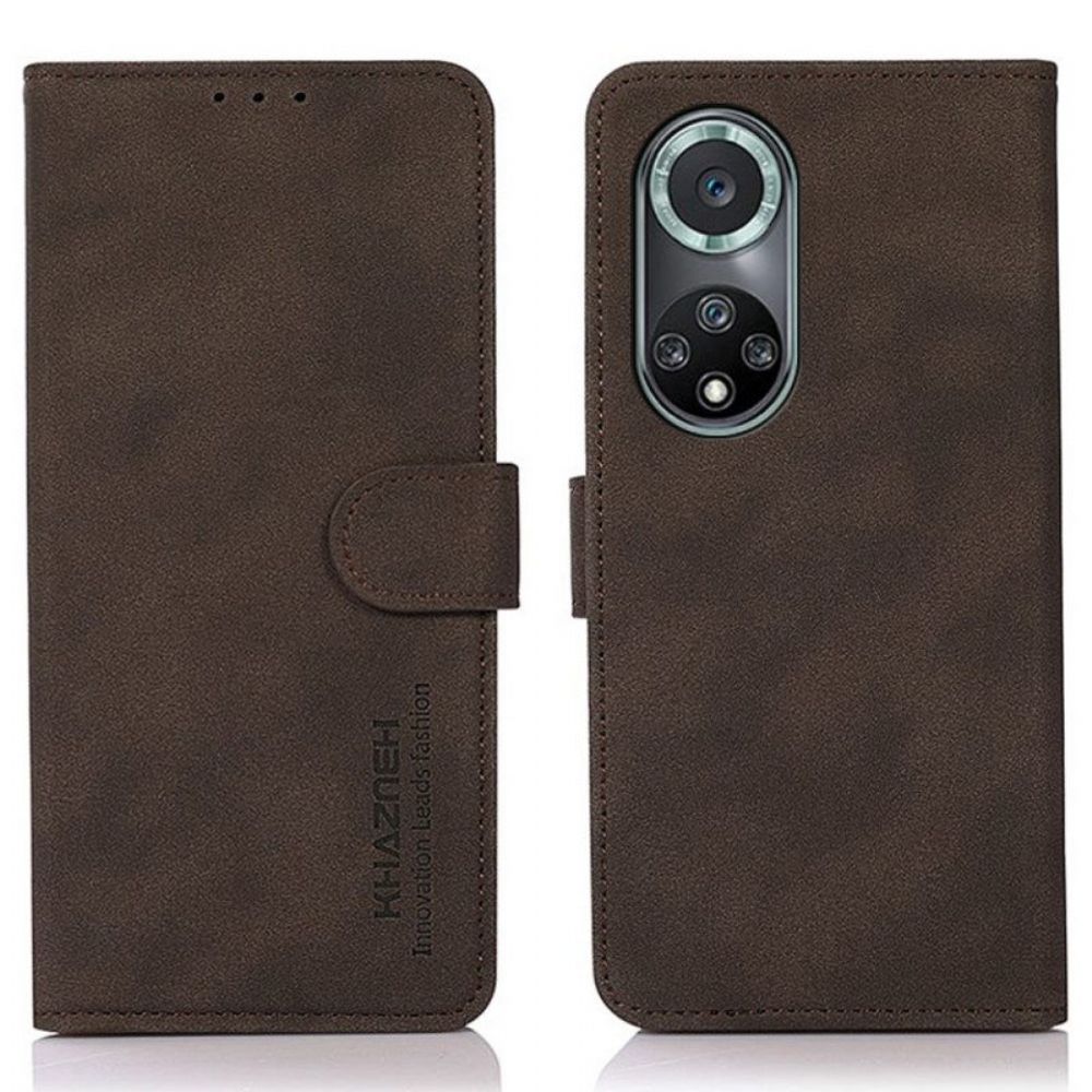 Folio-hoesje voor Honor 50 Pro Pro Leather Effect Mode Khazneh