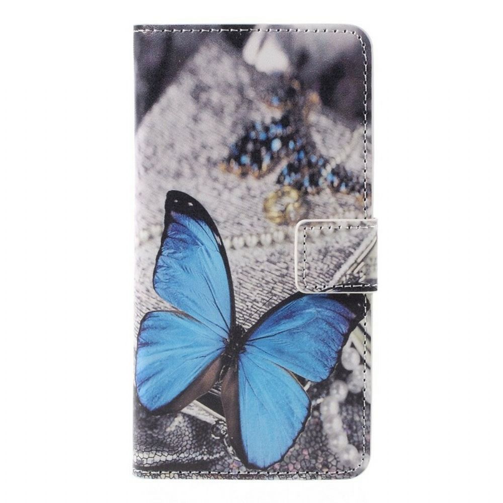 Folio-hoesje voor Samsung Galaxy A5 2016 Blauwe Vlinder