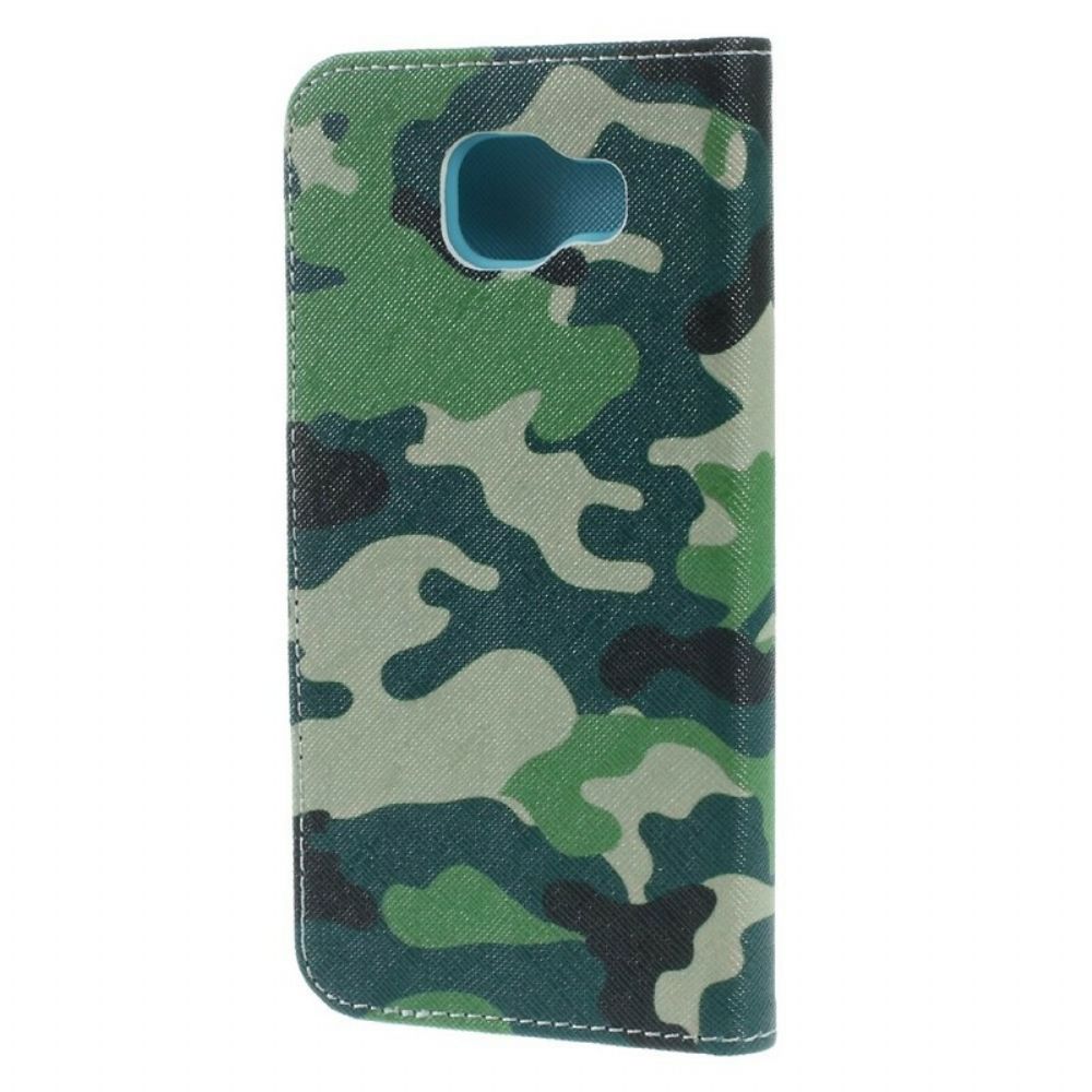 Folio-hoesje voor Samsung Galaxy A5 2016 Militaire Camouflage