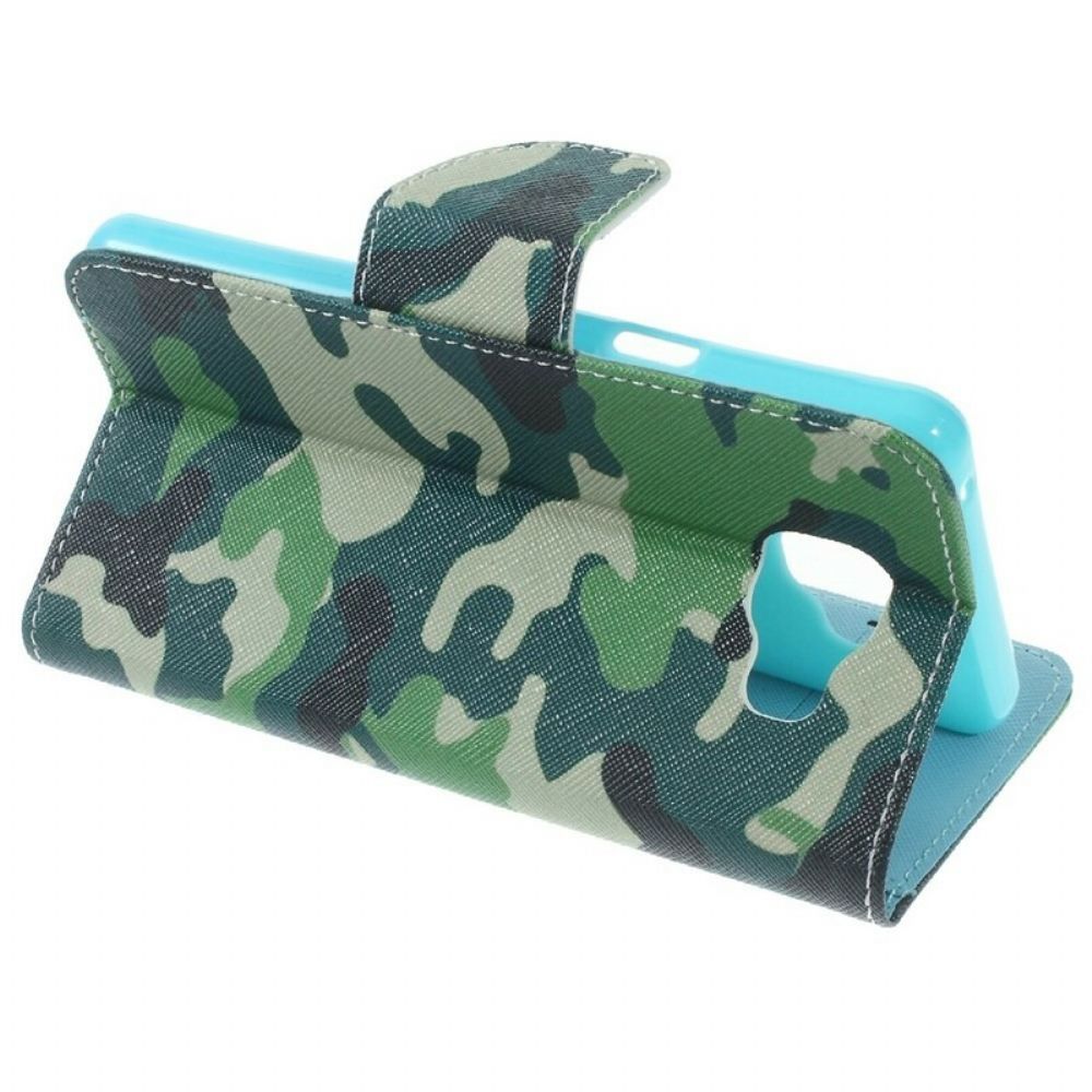 Folio-hoesje voor Samsung Galaxy A5 2016 Militaire Camouflage