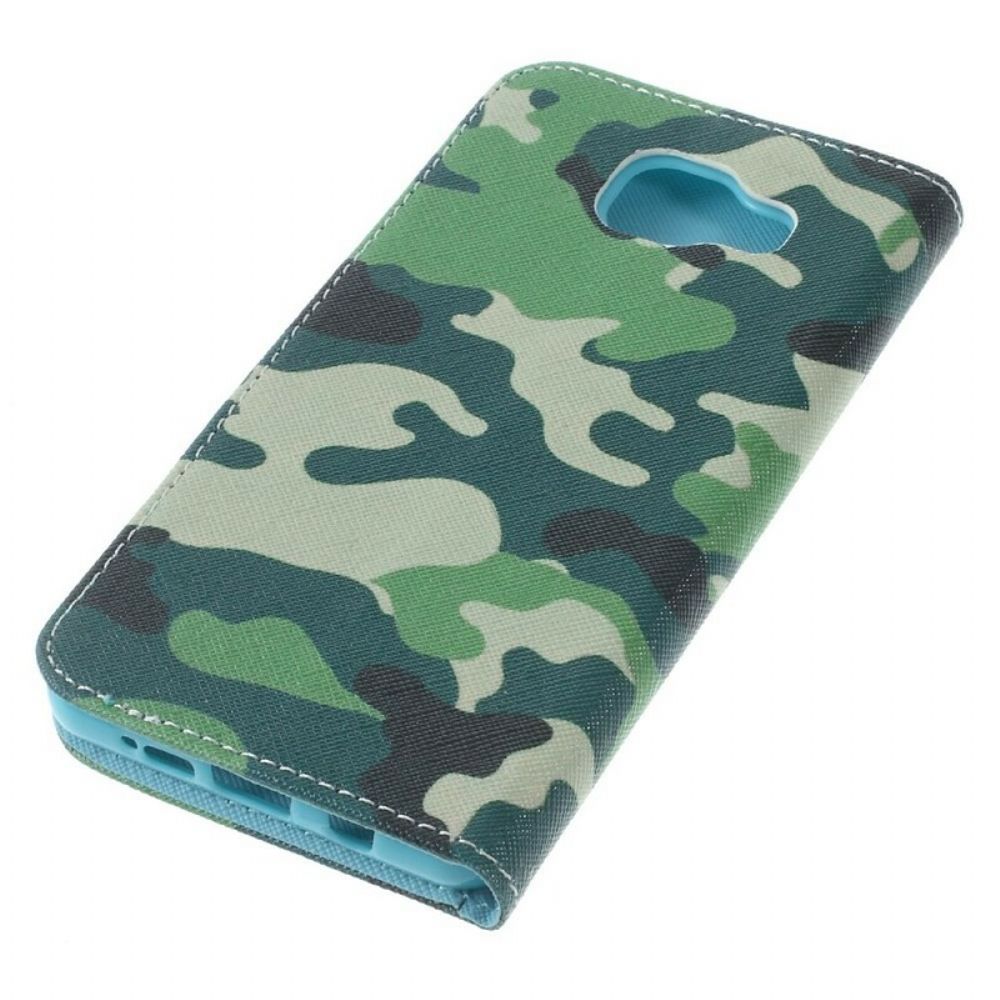 Folio-hoesje voor Samsung Galaxy A5 2016 Militaire Camouflage